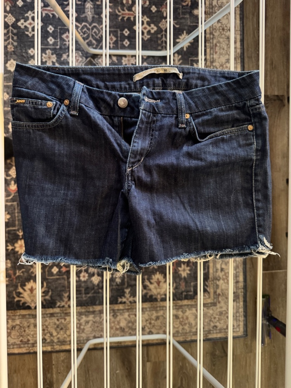 Joe's Jeans Dark Indigo Cutoff Denim Shorts